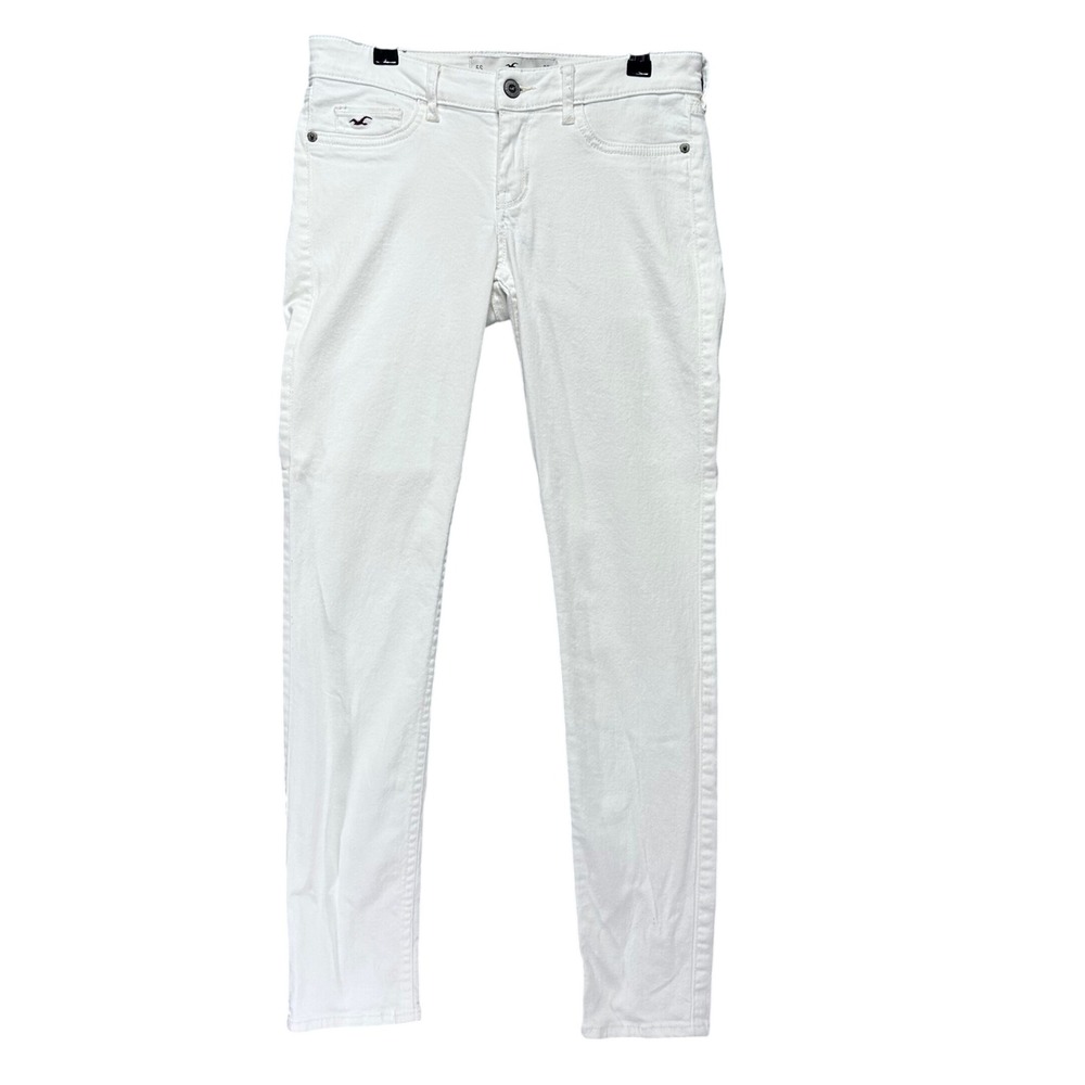 Hollister Skinny‎ Jeans Womens 5S W28 L28 White Minimalist Coastal Grandma
